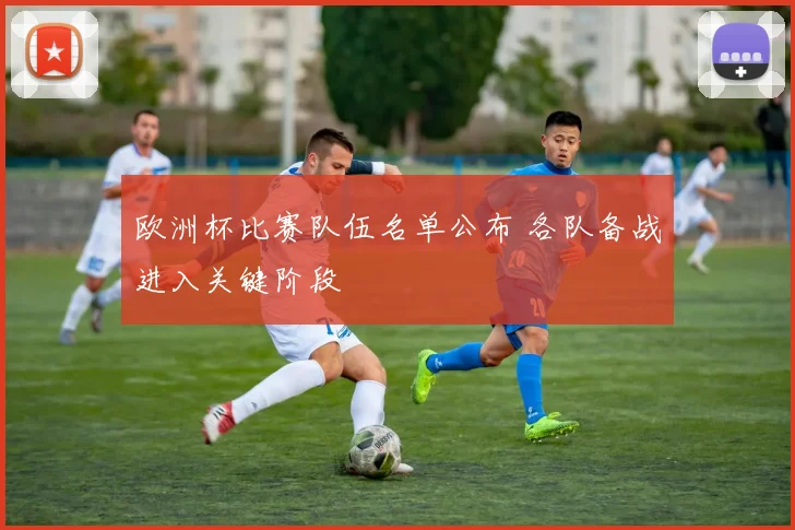 欧洲杯比赛队伍名单公布 各队备战进入关键阶段